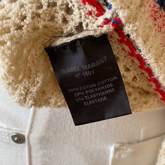 Isabel Marant Open Crochet Knit Chenille Long Sweater - Picture 3 of 16